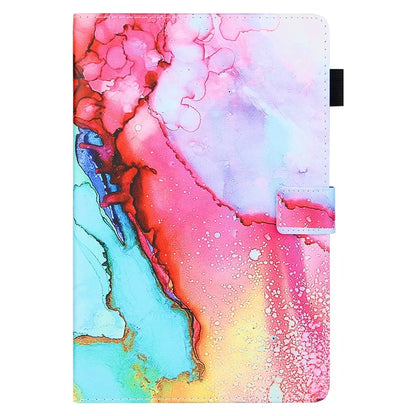 For Samsung Galaxy Tab A9+ X210 / 215 / X216B Folding Stand Cover Leather Pattern Smart Tablet Case
