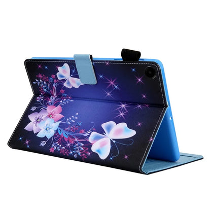 For Samsung Galaxy Tab A9+ X210 / 215 / X216B Folding Stand Cover Leather Pattern Smart Tablet Case