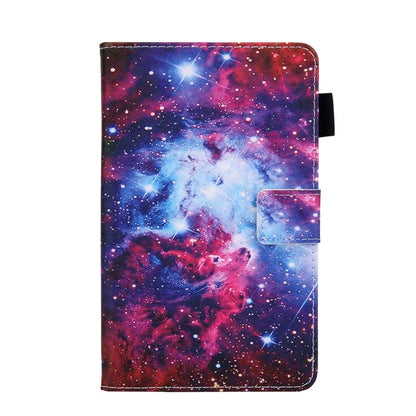 For Samsung Galaxy Tab A9+ X210 / 215 / X216B Folding Stand Cover Leather Pattern Smart Tablet Case