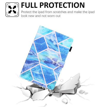 For Samsung Galaxy Tab A9 X110 / X115 Leather Case Auto Wake / Sleep Pattern Tablet Cover