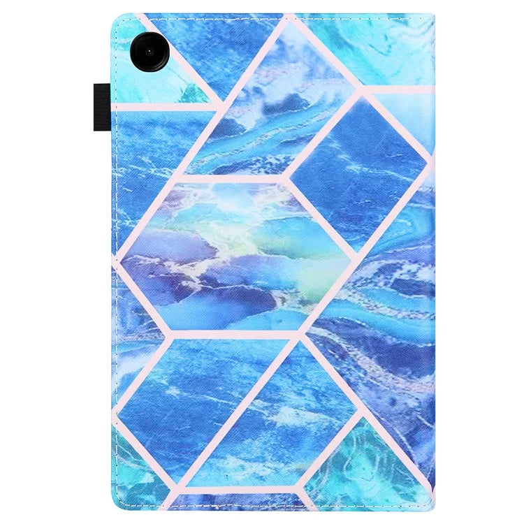 For Samsung Galaxy Tab A9 X110 / X115 Leather Case Auto Wake / Sleep Pattern Tablet Cover