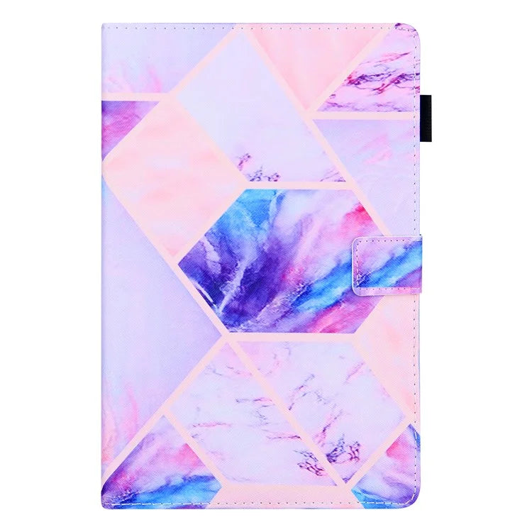 For Samsung Galaxy Tab A9 X110 / X115 Leather Case Auto Wake / Sleep Pattern Tablet Cover