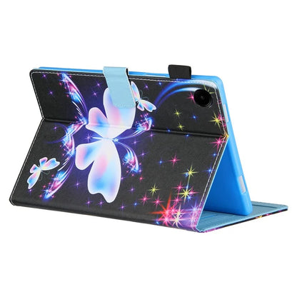 For Samsung Galaxy Tab A9 X110 / X115 Leather Case Auto Wake / Sleep Pattern Tablet Cover