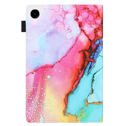 For Samsung Galaxy Tab A9 X110 / X115 Leather Case Auto Wake / Sleep Pattern Tablet Cover