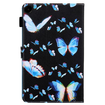 For Samsung Galaxy Tab A9 X110 / X115 Leather Case Auto Wake / Sleep Pattern Tablet Cover