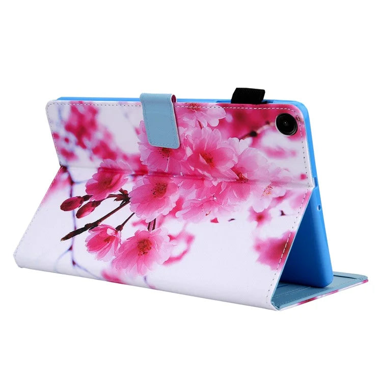 For Samsung Galaxy Tab A9 X110 / X115 Leather Case Auto Wake / Sleep Pattern Tablet Cover
