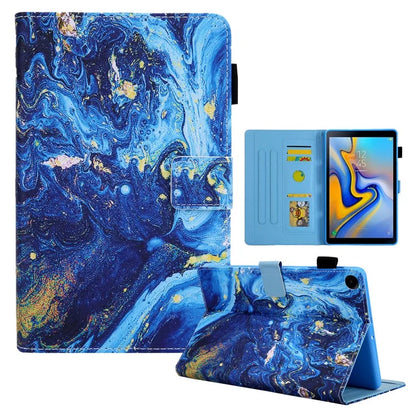 For Samsung Galaxy Tab A9 X110 / X115 Leather Case Auto Wake / Sleep Pattern Tablet Cover