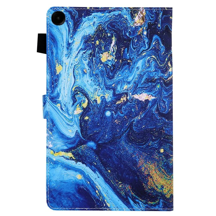 For Samsung Galaxy Tab A9 X110 / X115 Leather Case Auto Wake / Sleep Pattern Tablet Cover