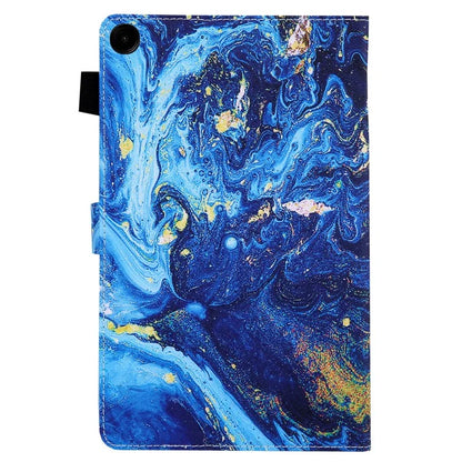 For Samsung Galaxy Tab A9 X110 / X115 Leather Case Auto Wake / Sleep Pattern Tablet Cover