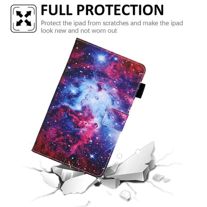 For Samsung Galaxy Tab A9 X110 / X115 Leather Case Auto Wake / Sleep Pattern Tablet Cover