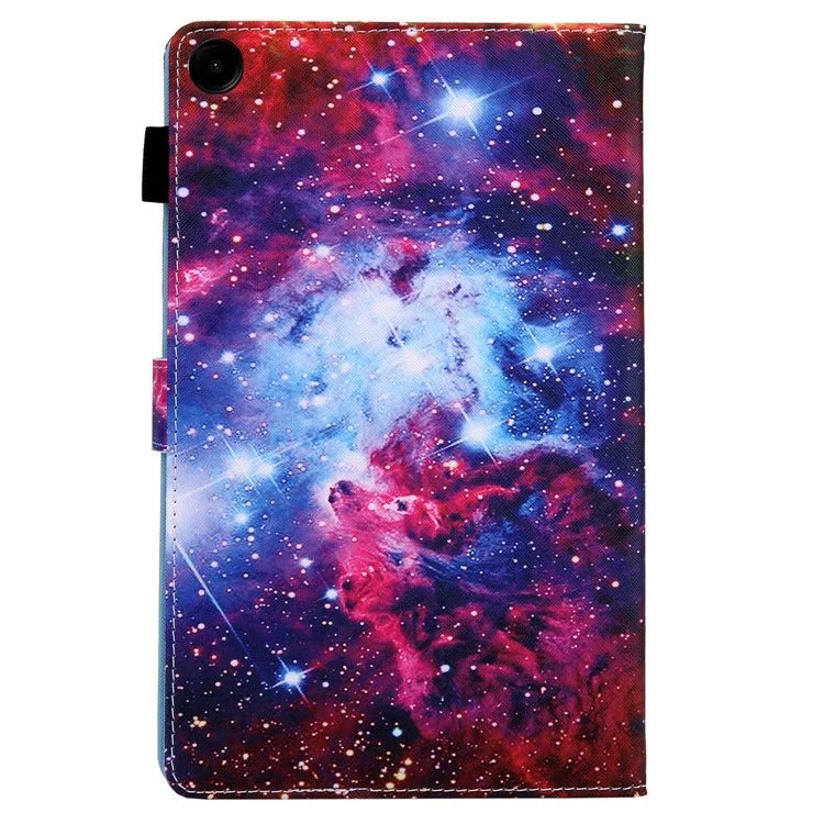 For Samsung Galaxy Tab A9 X110 / X115 Leather Case Auto Wake / Sleep Pattern Tablet Cover