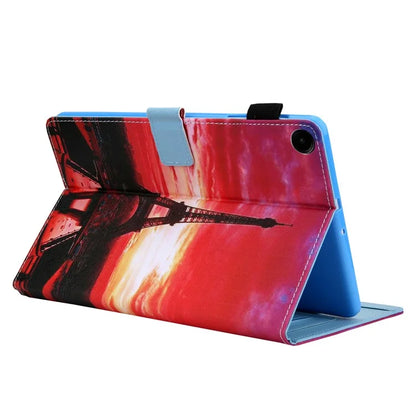 For Samsung Galaxy Tab A9 X110 / X115 Leather Case Auto Wake / Sleep Pattern Tablet Cover
