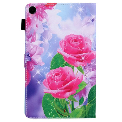 For Samsung Galaxy Tab A9 X110 / X115 Leather Case Auto Wake / Sleep Pattern Tablet Cover
