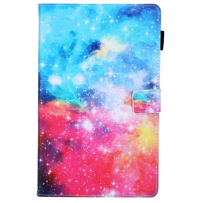 For Samsung Galaxy Tab A9 X110 / X115 Flip Stand Case PU Leather Pattern Tablet Cover