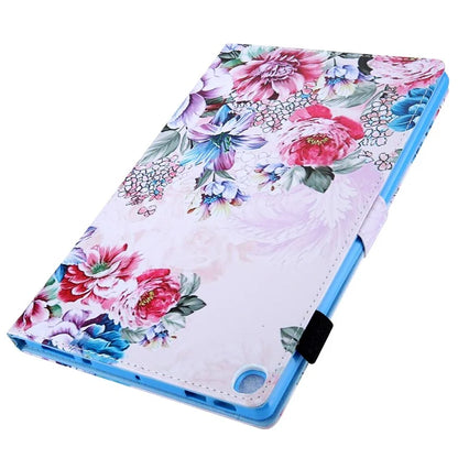 For Samsung Galaxy Tab A9 X110 / X115 Leather Folio Case Auto Sleep / Wake Pattern Sleeve Cover