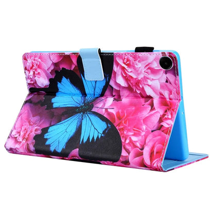 For Samsung Galaxy Tab A9 X110 / X115 Leather Folio Case Auto Sleep / Wake Pattern Sleeve Cover