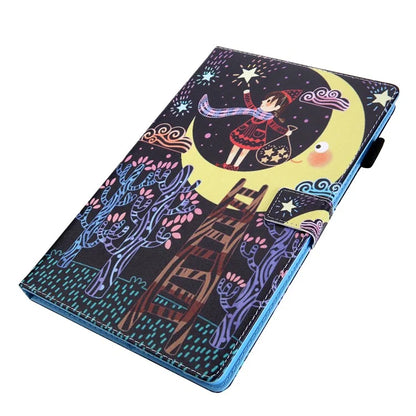 For Samsung Galaxy Tab A9 X110 / X115 Leather Folio Case Auto Sleep / Wake Pattern Sleeve Cover