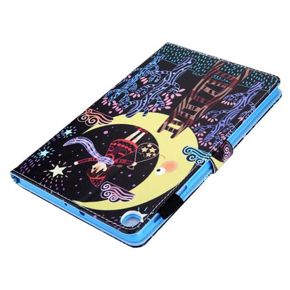 For Samsung Galaxy Tab A9 X110 / X115 Leather Folio Case Auto Sleep / Wake Pattern Sleeve Cover