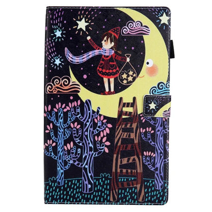 For Samsung Galaxy Tab A9 X110 / X115 Leather Folio Case Auto Sleep / Wake Pattern Sleeve Cover