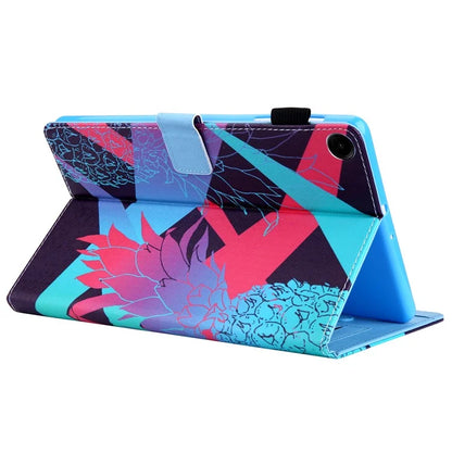 For Samsung Galaxy Tab A9 X110 / X115 Leather Folio Case Auto Sleep / Wake Pattern Sleeve Cover