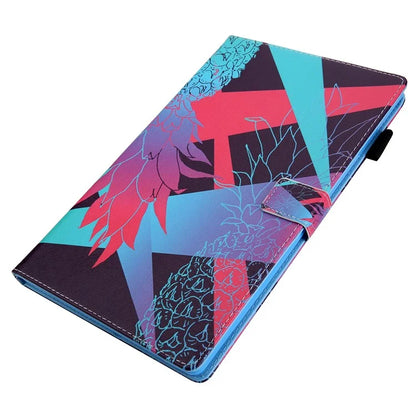 For Samsung Galaxy Tab A9 X110 / X115 Leather Folio Case Auto Sleep / Wake Pattern Sleeve Cover