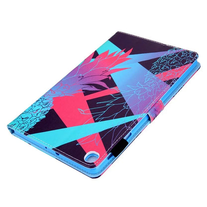 For Samsung Galaxy Tab A9 X110 / X115 Leather Folio Case Auto Sleep / Wake Pattern Sleeve Cover