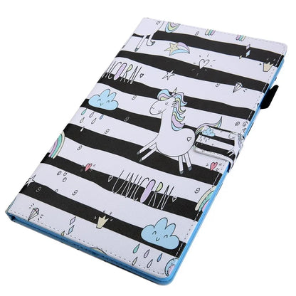 For Samsung Galaxy Tab A9 X110 / X115 Leather Folio Case Auto Sleep / Wake Pattern Sleeve Cover