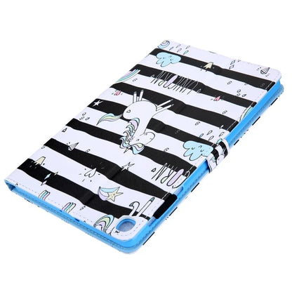 For Samsung Galaxy Tab A9 X110 / X115 Leather Folio Case Auto Sleep / Wake Pattern Sleeve Cover