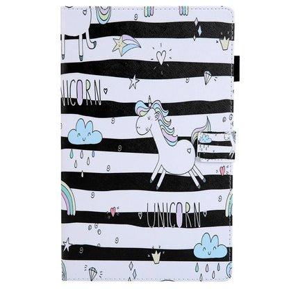 For Samsung Galaxy Tab A9 X110 / X115 Leather Folio Case Auto Sleep / Wake Pattern Sleeve Cover