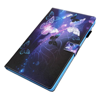 For Samsung Galaxy Tab A9 X110 / X115 Leather Folio Case Auto Sleep / Wake Pattern Sleeve Cover