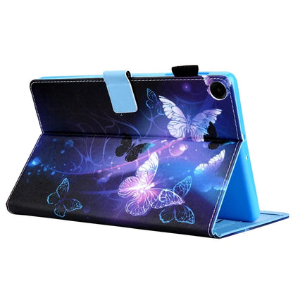 For Samsung Galaxy Tab A9 X110 / X115 Leather Folio Case Auto Sleep / Wake Pattern Sleeve Cover