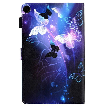 For Samsung Galaxy Tab A9 X110 / X115 Leather Folio Case Auto Sleep / Wake Pattern Sleeve Cover
