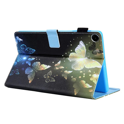 For Samsung Galaxy Tab A9 X110 / X115 Leather Folio Case Auto Sleep / Wake Pattern Sleeve Cover