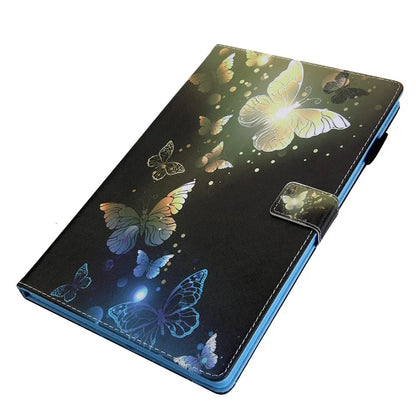 For Samsung Galaxy Tab A9 X110 / X115 Leather Folio Case Auto Sleep / Wake Pattern Sleeve Cover