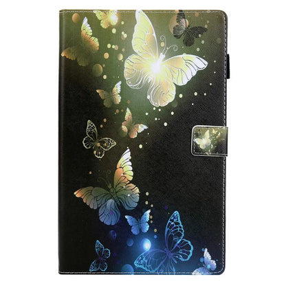 For Samsung Galaxy Tab A9 X110 / X115 Leather Folio Case Auto Sleep / Wake Pattern Sleeve Cover