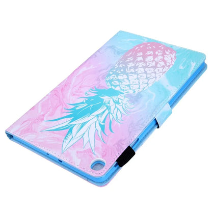 For Samsung Galaxy Tab A9 X110 / X115 Leather Folio Case Auto Sleep / Wake Pattern Sleeve Cover