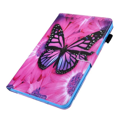 For Samsung Galaxy Tab A9 X110 / X115 Leather Folio Case Auto Sleep / Wake Pattern Sleeve Cover