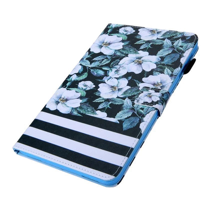 For Samsung Galaxy Tab A9 X110 / X115 Leather Folio Case Auto Sleep / Wake Pattern Sleeve Cover