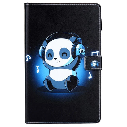 For Samsung Galaxy Tab A9 X110 / X115 Leather Folio Case Auto Sleep / Wake Pattern Sleeve Cover