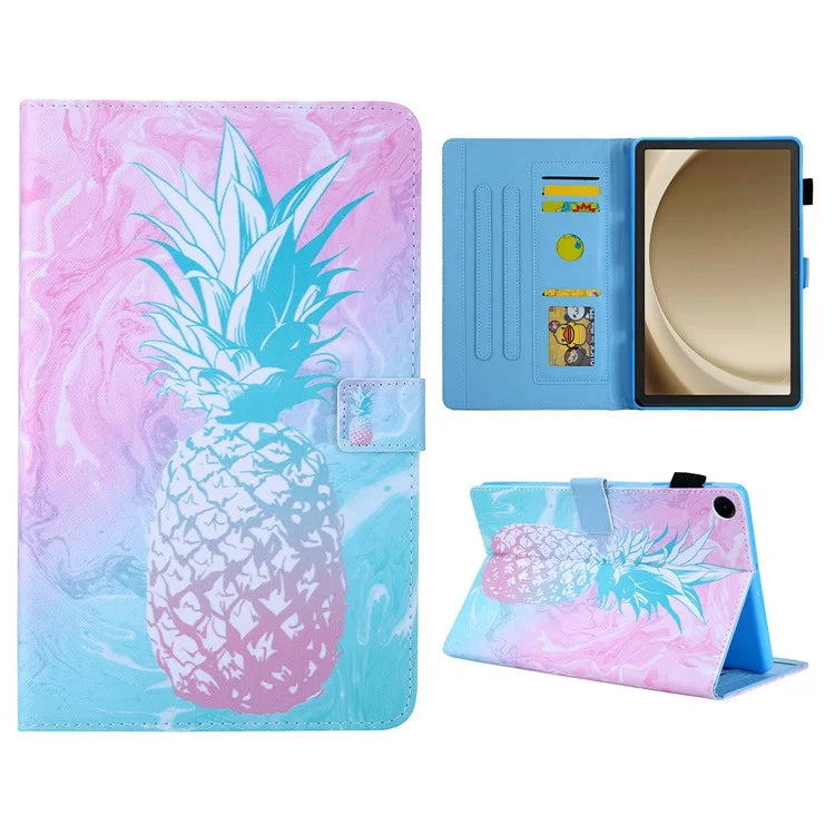 For Samsung Galaxy Tab A9+ X210 / X215 / X216B Leather Smart Case Pattern Flip Tablet Cover