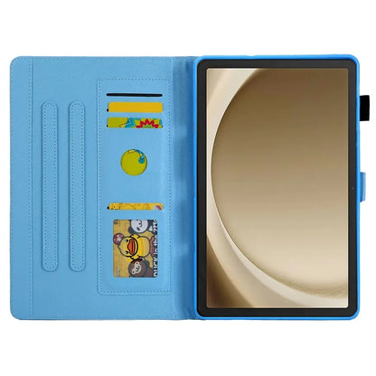 For Samsung Galaxy Tab A9+ X210 / X215 / X216B Leather Smart Case Pattern Flip Tablet Cover