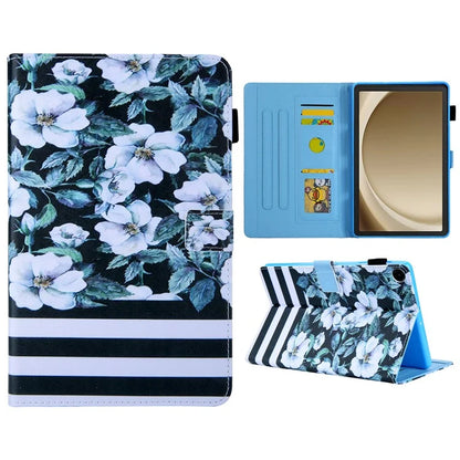 For Samsung Galaxy Tab A9+ X210 / X215 / X216B Leather Smart Case Pattern Flip Tablet Cover