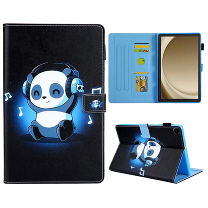 For Samsung Galaxy Tab A9+ X210 / X215 / X216B Leather Smart Case Pattern Flip Tablet Cover