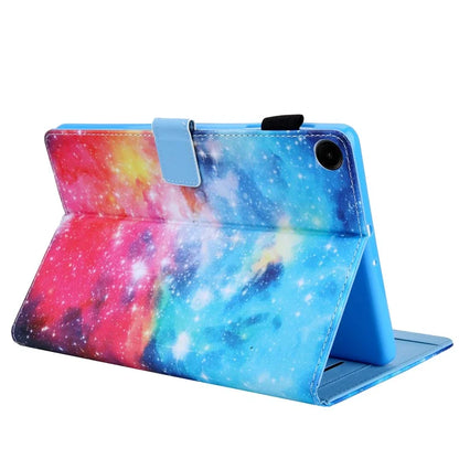 For Samsung Galaxy Tab A9+ X210 / X215 / X216B PU Leather Stand Cover Smart Pattern Tablet Case
