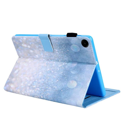 For Samsung Galaxy Tab A9+ X210 / X215 / X216B PU Leather Stand Cover Smart Pattern Tablet Case