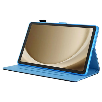 For Samsung Galaxy Tab A9+ X210 / X215 / X216B PU Leather Stand Cover Smart Pattern Tablet Case