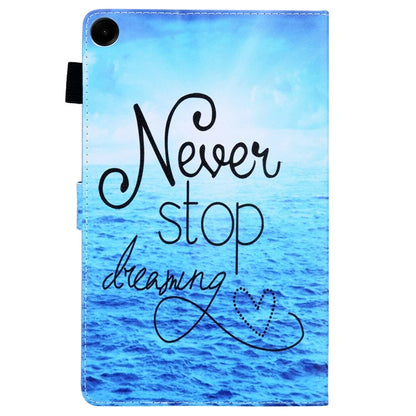 For Samsung Galaxy Tab A9+ X210 / X215 / X216B PU Leather Stand Cover Smart Pattern Tablet Case