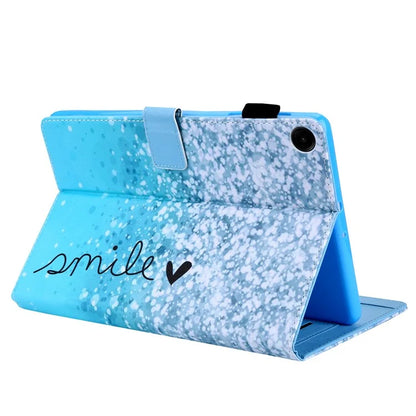 For Samsung Galaxy Tab A9+ X210 / X215 / X216B PU Leather Stand Cover Smart Pattern Tablet Case