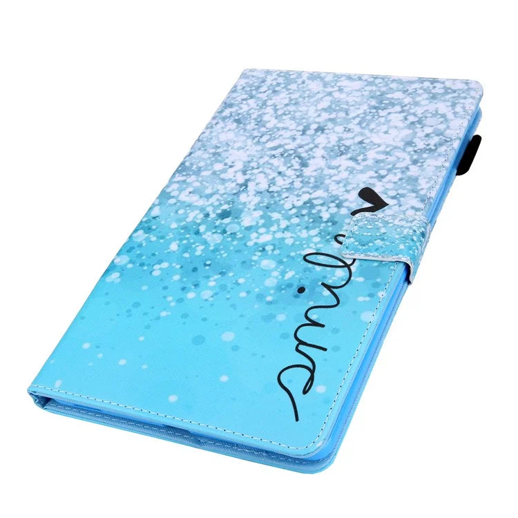 For Samsung Galaxy Tab A9+ X210 / X215 / X216B PU Leather Stand Cover Smart Pattern Tablet Case