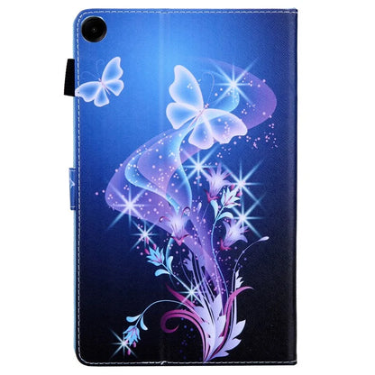For Samsung Galaxy Tab A9+ X210 / X215 / X216B PU Leather Stand Cover Smart Pattern Tablet Case
